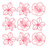 Flowers in Paradise Quilting (Double Run)