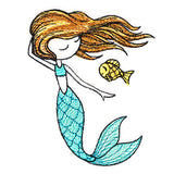 Summer Breeze Mermaid with Fish