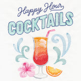 Happy Hour Cocktails Market Sign