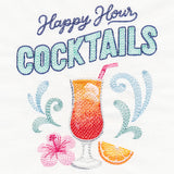 Happy Hour Cocktails Market Sign