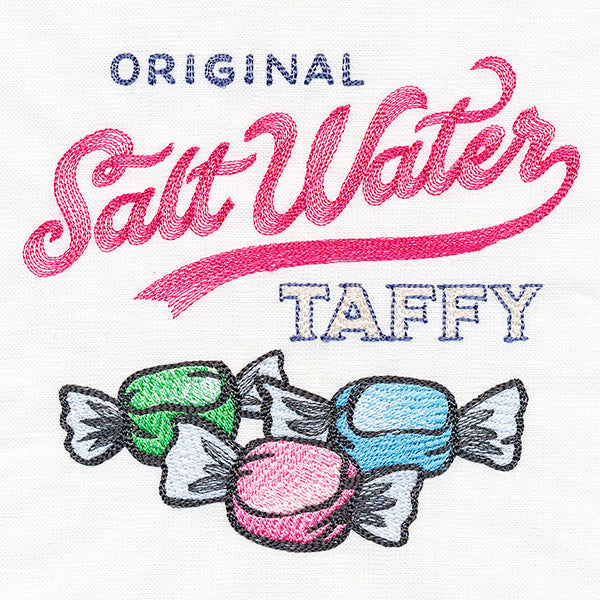 Salt Water Taffy Market Sign