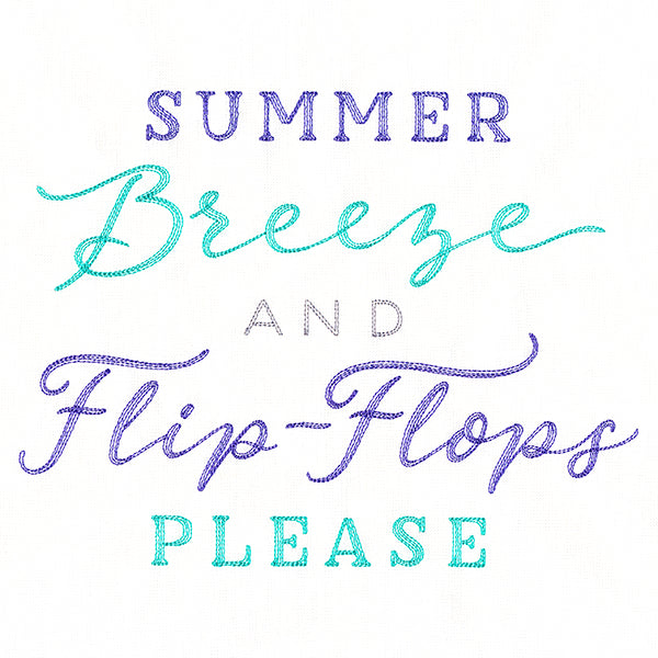 Summer Breeze & Flip Flops Please