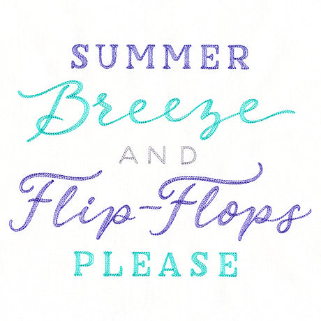 Summer Breeze & Flip Flops Please