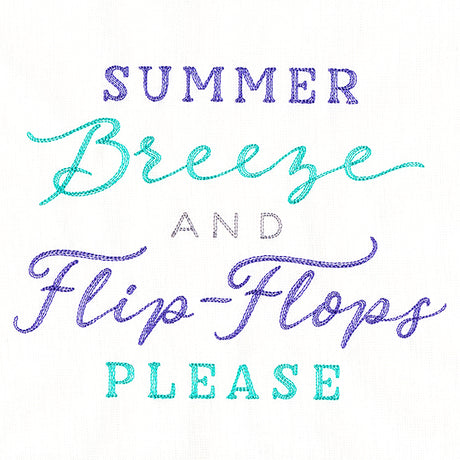 Summer Breeze & Flip Flops Please