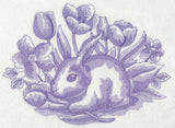 Bunny In Tulips (Toile)