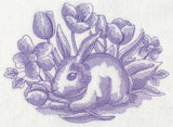 Bunny In Tulips (Toile)
