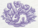 Bunny In Tulips (Toile)