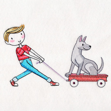 Waggin' Wagon Kiddo & Dog