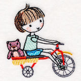 Cycling Little Brother & Teddy