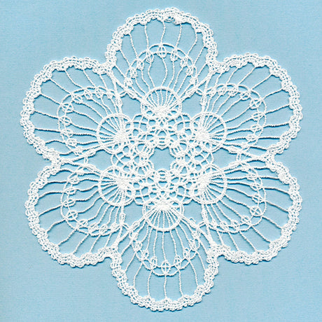 Oceanside Dreams Doily (Battenburg Lace)