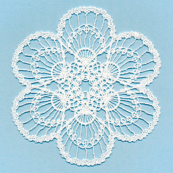 Oceanside Dreams Doily (Battenburg Lace)