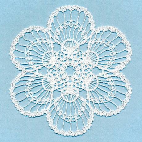 Oceanside Dreams Doily (Battenburg Lace)
