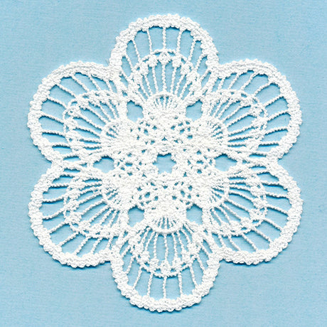 Oceanside Dreams Doily (Battenburg Lace)