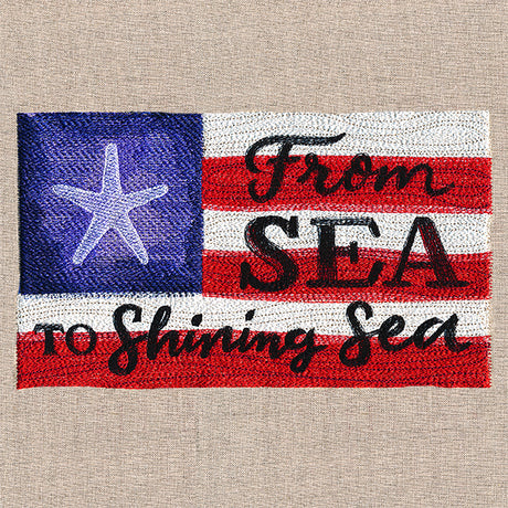 From Sea to Shining Sea Flag