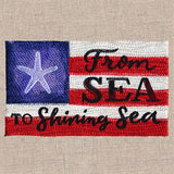 From Sea to Shining Sea Flag