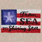 From Sea to Shining Sea Flag