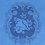 Coastal Shells & Flowers Cameo