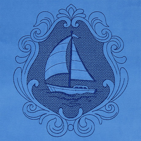 Coastal Sailboat Cameo