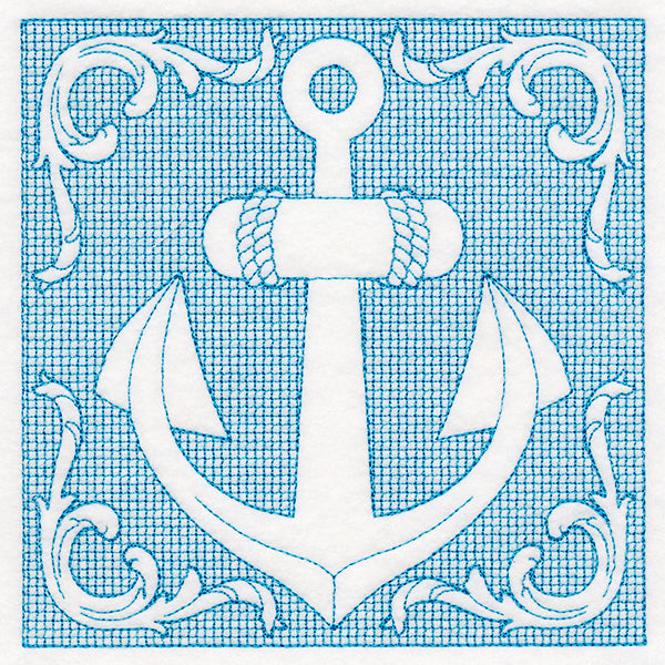 Nautical Adventures Anchor (Trapunto)