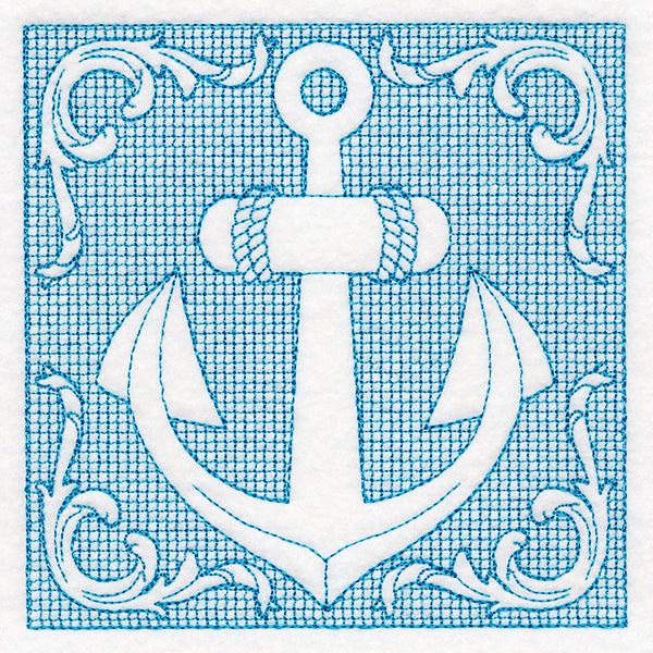 Nautical Adventures Anchor (Trapunto)