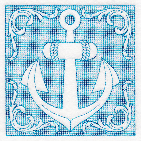 Nautical Adventures Anchor (Trapunto)