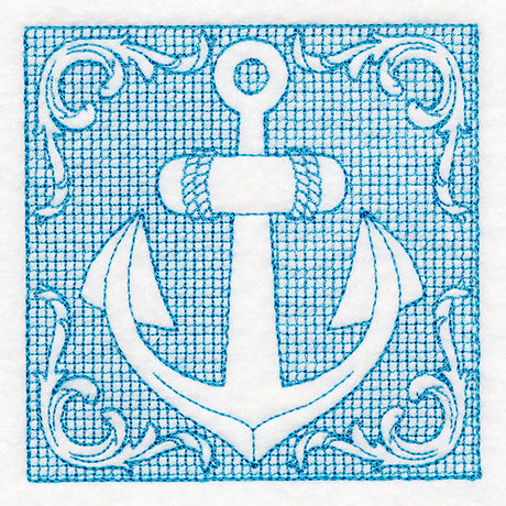 Nautical Adventures Anchor (Trapunto)