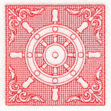 Nautical Adventures Ship's Wheel (Trapunto)