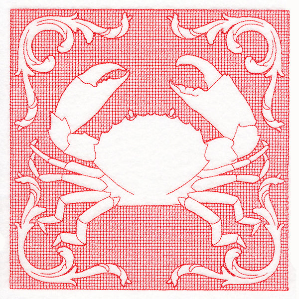 Nautical Adventures Crab (Trapunto)