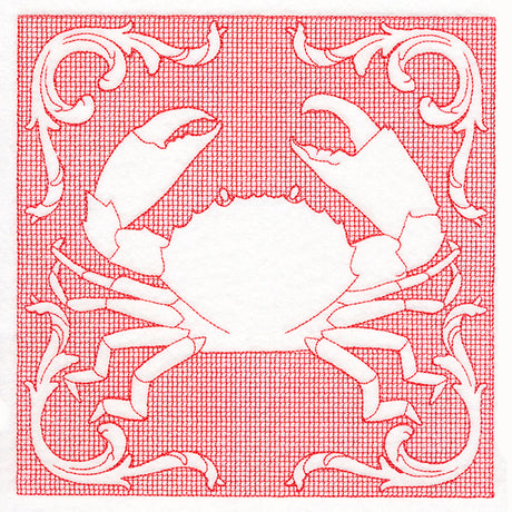 Nautical Adventures Crab (Trapunto)
