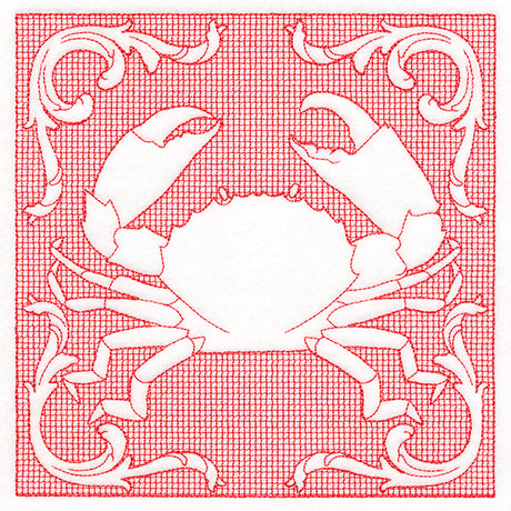 Nautical Adventures Crab (Trapunto)