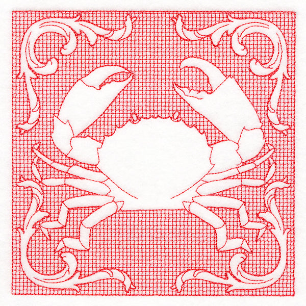 Nautical Adventures Crab (Trapunto)