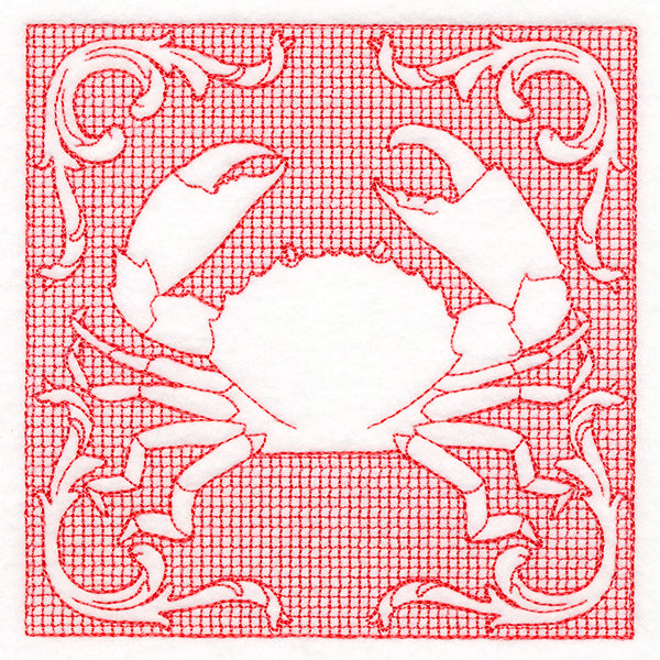 Nautical Adventures Crab (Trapunto)