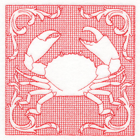 Nautical Adventures Crab (Trapunto)