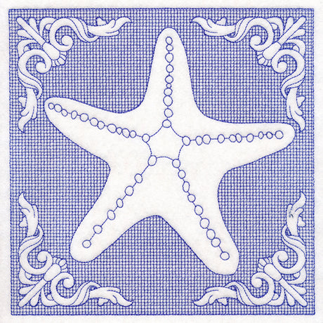 Nautical Adventures Starfish (Trapunto)