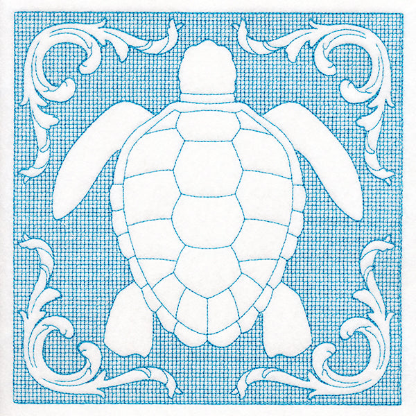 Nautical Adventures Sea Turtle (Trapunto)