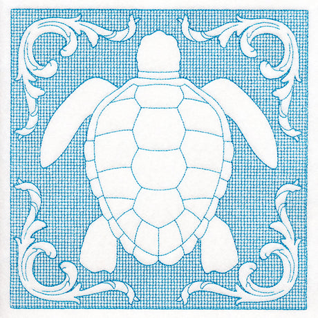 Nautical Adventures Sea Turtle (Trapunto)