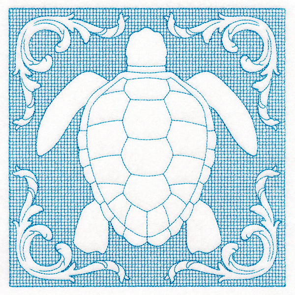 Nautical Adventures Sea Turtle (Trapunto)