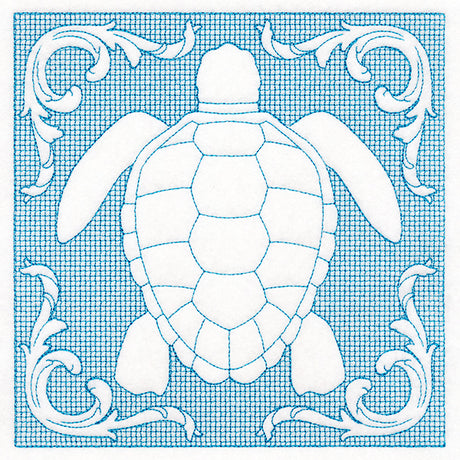 Nautical Adventures Sea Turtle (Trapunto)