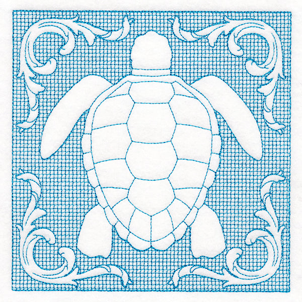 Nautical Adventures Sea Turtle (Trapunto)