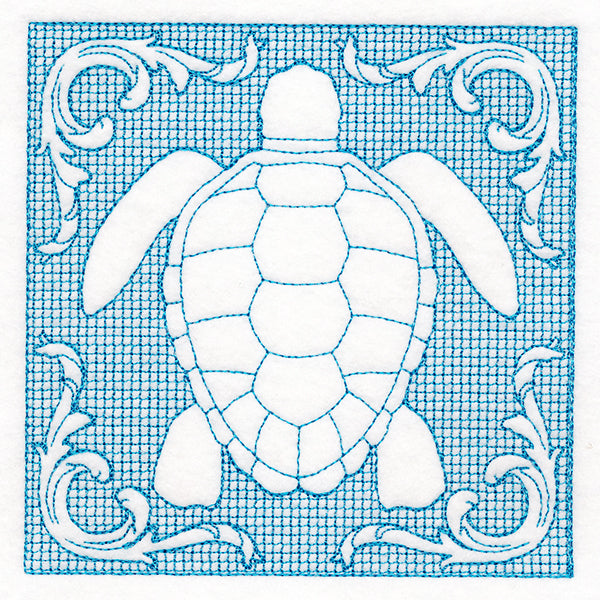 Nautical Adventures Sea Turtle (Trapunto)