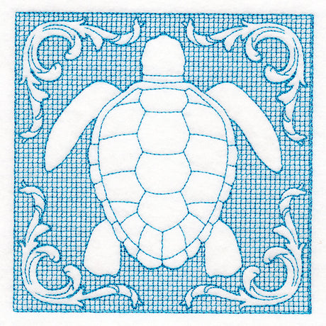 Nautical Adventures Sea Turtle (Trapunto)