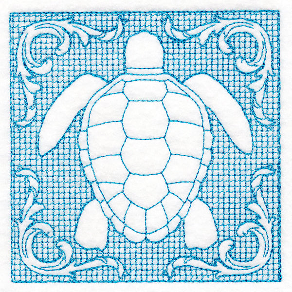 Nautical Adventures Sea Turtle (Trapunto)