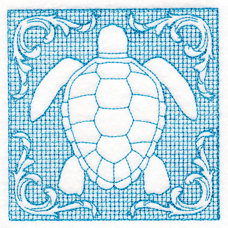 Nautical Adventures Sea Turtle (Trapunto)