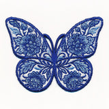 Free-Flying Delft Blue Butterfly (In-the-Hoop)