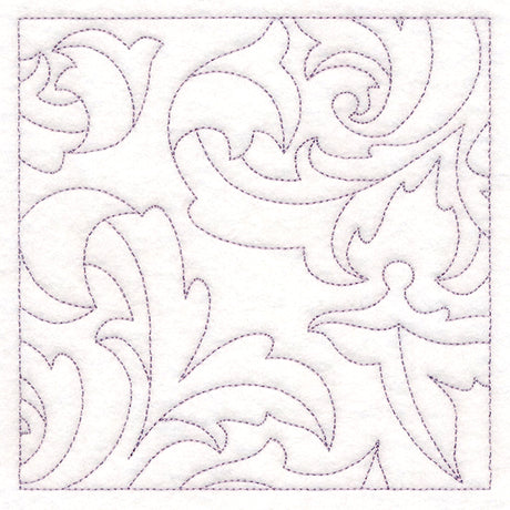 Divine Damask Quilting 4 (Double Run)