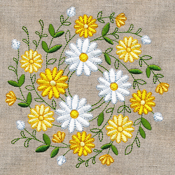 Summer Blossoms Wreath