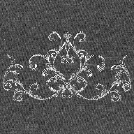 Baroque Flourish Border (Whitework)