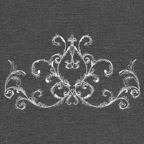 Baroque Flourish Border (Whitework)