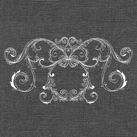 Baroque Cameo Border (Whitework)