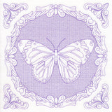 Nature's Cameo - Monarch Butterfly (Trapunto)